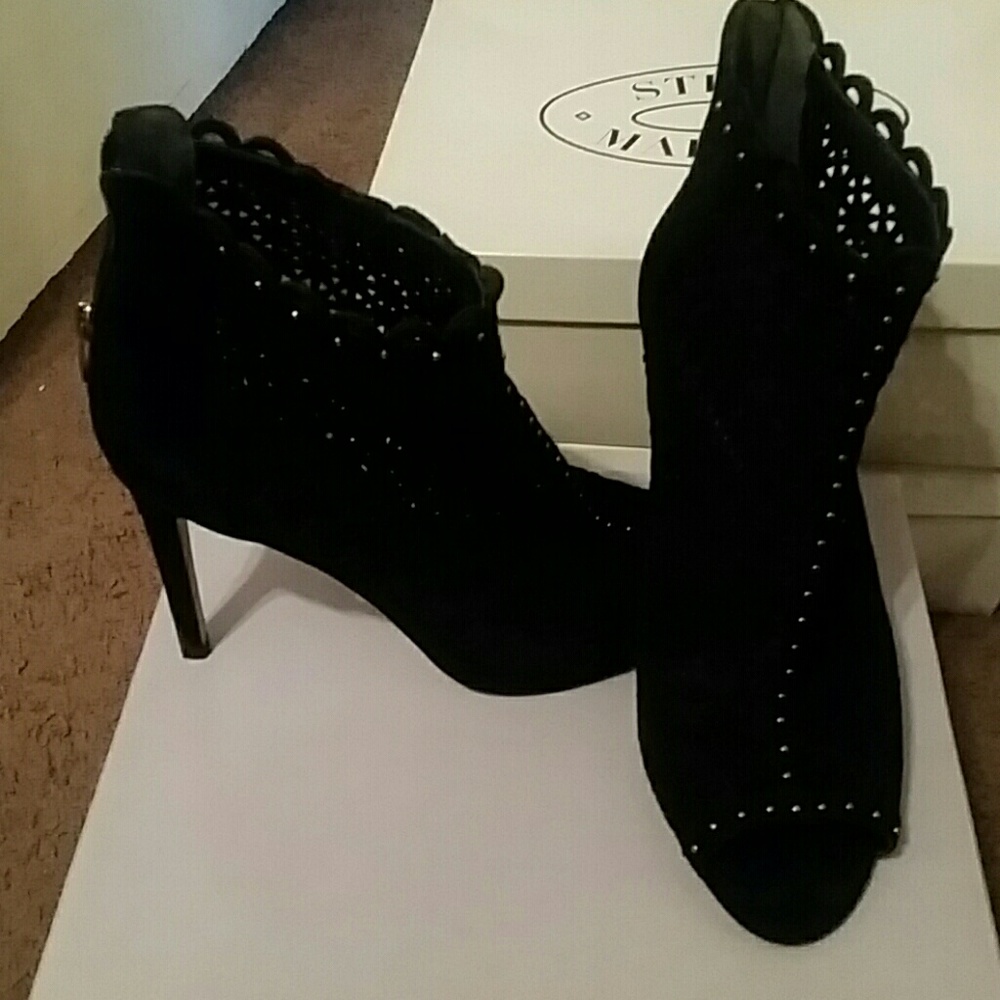 COPY - Marc Fisher peep toe booties